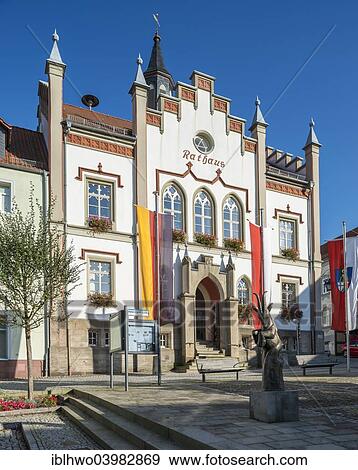 "Town Hall of Geisa, 1861, Gothic Revival, Geysa, Rhon Mountains, Thuringia, Germany, Europe" View Large Photo Image Stock Photo - "Town Hall of Geisa, 1861, Gothic Revival, Geysa, Rhon Mountains, Thuringia, Germany, Europe". Fotosearch