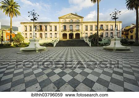 "Town Hall of La Orotava, Tenerife, Canary Islands, Spain, Europe" View Large Photo Image Stock Photo - "Town Hall of La Orotava, Tenerife, Canary Islands, Spain, Europe". Fotosearch