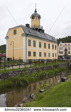 "Town hall of Soderkoping with canal, Sweden, Europe" View Large Photo Image Stock Image - "Town hall of Soderkoping with canal, Sweden, Europe". Fotosearch