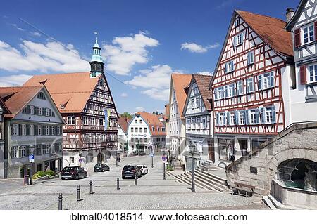 "Town Hall on the market square, Backnang, Rems Murr Kreis, Baden Wurttemberg, Germany, Europe" View Large Photo Image Picture - "Town Hall on the market square, Backnang, Rems Murr Kreis, Baden Wurttemberg, Germany, Europe". Fotosearch