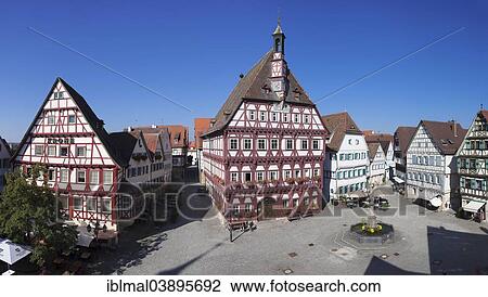 "Town hall on the market square, Markgroningen, Baden-Wurttemberg, Germany, Europe" View Large Photo Image Stock Image - "Town hall on the market square, Markgroningen, Baden-Wurttemberg, Germany, Europe". Fotosearch