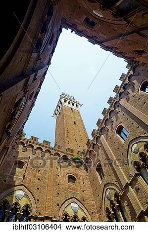 "Town Hall Tower of Siena, Siena, Tuscany, Italy, Europe" View Large Photo Image Picture - "Town Hall Tower of Siena, Siena, Tuscany, Italy, Europe". Fotosearch