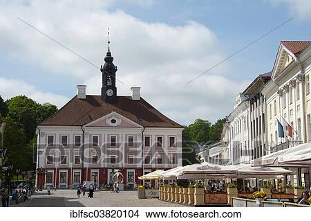 "Town Hall, Town Hall Square, Tartu, Estonia, Baltic States, Europe" View Large Photo Image Picture - "Town Hall, Town Hall Square, Tartu, Estonia, Baltic States, Europe". Fotosearch