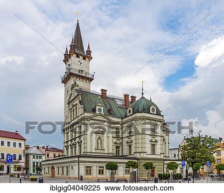 "Town Hall, Unicov or Mahrisch Neustadt, Czech Republic, Europe" View Large Photo Image Stock Photography - "Town Hall, Unicov or Mahrisch Neustadt, Czech Republic, Europe". Fotosearch