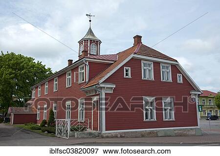 Stock Photo - "Town Hall, Valga, Estonia, Baltic States, Europe". Fotosearch