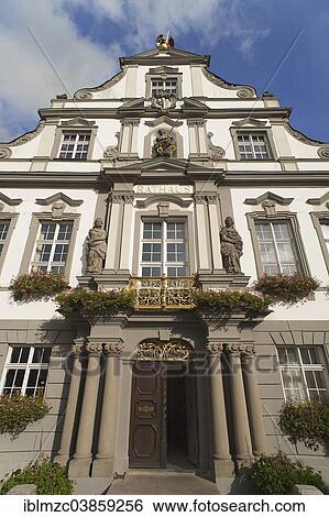 "Town Hall with the baroque facade of 1721, Wangen, Allgau, Bavaria, Germany, Europe" View Large Photo Image Stock Photograph - "Town Hall with the baroque facade of 1721, Wangen, Allgau, Bavaria, Germany, Europe". Fotosearch