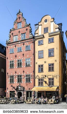 "Town houses in Stortorget square, historic centre, Gamla stan, Stockholm, Sweden, Europe" View Large Photo Image Stock Image - "Town houses in Stortorget square, historic centre, Gamla stan, Stockholm, Sweden, Europe". Fotosearch