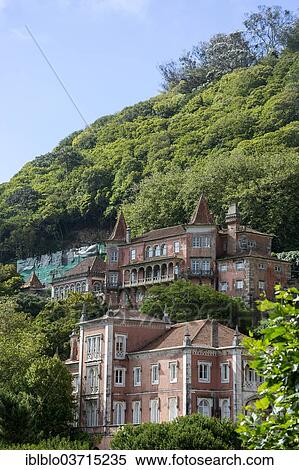 "Town houses on a steep slope, Sintra, Lisbon District, Portugal, Europe" View Large Photo Image Stock Photography - "Town houses on a steep slope, Sintra, Lisbon District, Portugal, Europe". Fotosearch