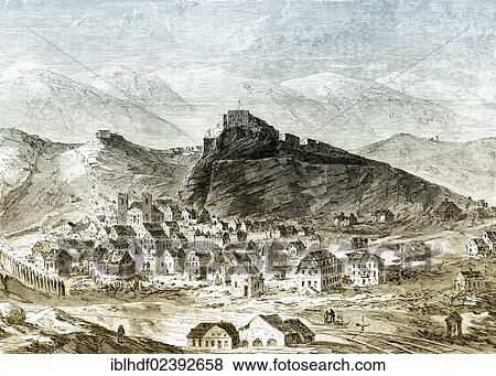 "Town of Belfort, France, 18 February 1871, after the surrender of the fortress to the Germans, historical scene from the Franco-Prussian War or Franco-German War, 1870-1871, between the French Empire and the Kingdom of Prussia, Europe" View Large Photo Image Stock Photo - "Town of Belfort, France, 18 February 1871, after the surrender of the fortress to the Germans, historical scene from the Franco-Prussian War or Franco-German War, 1870-1871, between the French Empire and the Kingdom of Prussia, Europe". Fotosearch