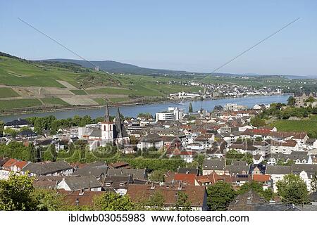 "Town of Bingen, Bingen, Rhineland-Palatinate, Germany, Europe" View Large Photo Image Stock Image - "Town of Bingen, Bingen, Rhineland-Palatinate, Germany, Europe". Fotosearch