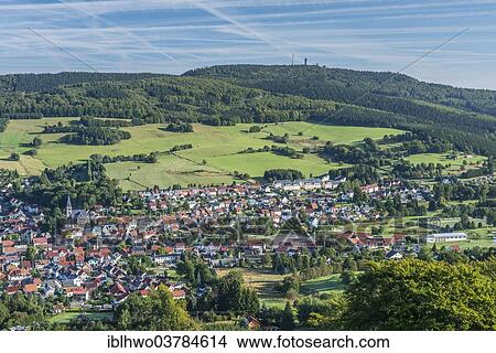 "Town of Brotterode, Mt Inselsberg at back, Thuringian Forest, Thuringia, Germany, Europe" View Large Photo Image Picture - "Town of Brotterode, Mt Inselsberg at back, Thuringian Forest, Thuringia, Germany, Europe". Fotosearch
