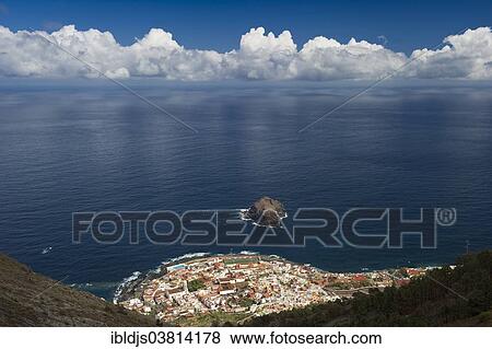 Stock Photo - "Town of Garachico, Tenerife, Canary Islands, Spain, Europe". Fotosearch