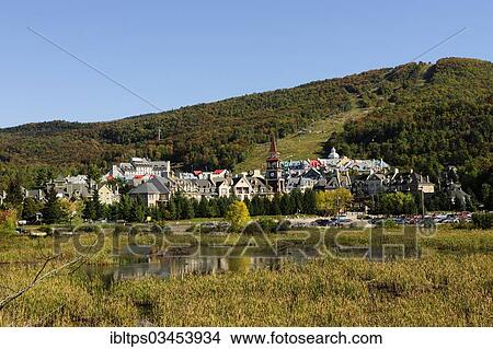 "Town of Mont-Tremblant in autumn, Mont-Tremblant, Quebec Province, Canada, North America" View Large Photo Image Picture - "Town of Mont-Tremblant in autumn, Mont-Tremblant, Quebec Province, Canada, North America". Fotosearch