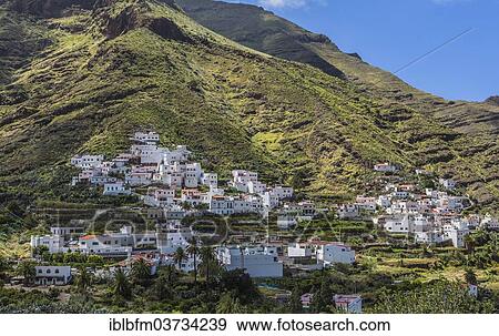 "Town of San Pedro in the Valle de Agaete valley, Agaete, Gran Canaria, Canary Islands, Spain, Europe" View Large Photo Image Stock Photo - "Town of San Pedro in the Valle de Agaete valley, Agaete, Gran Canaria, Canary Islands, Spain, Europe". Fotosearch