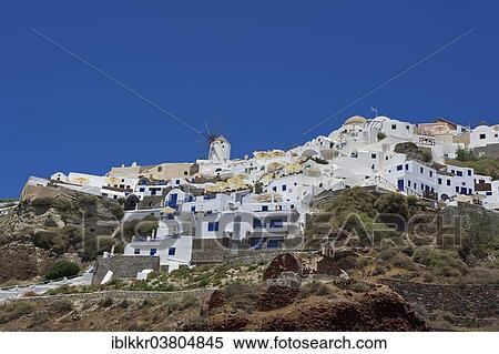 "Town view of Oia, Santorini, Cyclades, Greece, Europe" View Large Photo Image Stock Photography - "Town view of Oia, Santorini, Cyclades, Greece, Europe". Fotosearch