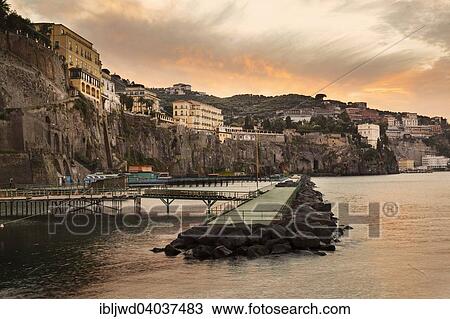 "Town viewed from Marina Piccola, Sorrento, Campania, Italy, Europe" View Large Photo Image Stock Image - "Town viewed from Marina Piccola, Sorrento, Campania, Italy, Europe". Fotosearch