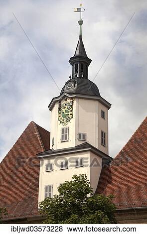 "Townhall tower, Jena, Thuringia, Germany, Europe" View Large Photo Image Stock Photo - "Townhall tower, Jena, Thuringia, Germany, Europe". Fotosearch