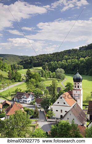 "Townscape, Bichishausen, Lautertal, Munsingen, Swabian Jura, Baden-Wurttemberg, Germany, Europe" View Large Photo Image Stock Photography - "Townscape, Bichishausen, Lautertal, Munsingen, Swabian Jura, Baden-Wurttemberg, Germany, Europe". Fotosearch