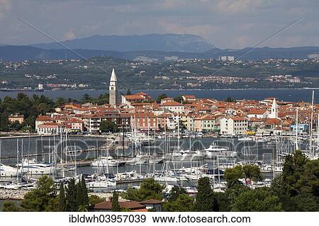 "Townscape, Izola, Adriatic coast, Slovene Littoral, Slovenia, Europe" View Large Photo Image Stock Photo - "Townscape, Izola, Adriatic coast, Slovene Littoral, Slovenia, Europe". Fotosearch