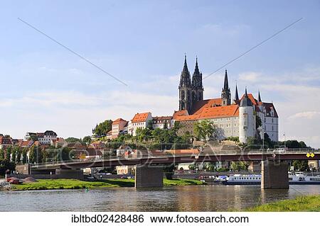 Stock Photograph - "Townscape, Meissen, Saxony, Germany, Europe". Fotosearch