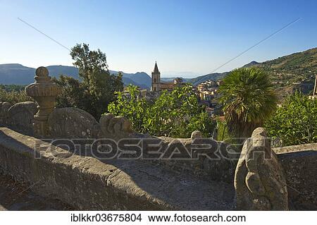 Picture - "Townscape, Novara di Sicilia, Sicily, Italy, Europe". Fotosearch