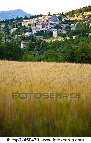 Stock Image - "Townscape of Aurel, Provence, France, Europe". Fotosearch