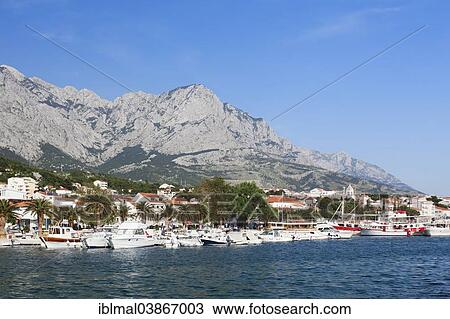 "Townscape of Baska Voda, Makarska Riviera, Adriatic coast, Adriatic Sea, Dalmatia, Croatia, Europe" View Large Photo Image Stock Image - "Townscape of Baska Voda, Makarska Riviera, Adriatic coast, Adriatic Sea, Dalmatia, Croatia, Europe". Fotosearch