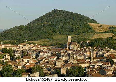 Stock Photo - "Townscape of Billom, Puy de Dome, Auvergne, France, Europe". Fotosearch