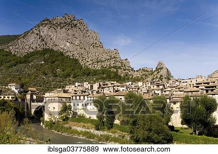 "Townscape of Entrevaux, Provence-Alpes-Cote d’Azur, France, Europe" View Large Photo Image Stock Photo - "Townscape of Entrevaux, Provence-Alpes-Cote d’Azur, France, Europe". Fotosearch