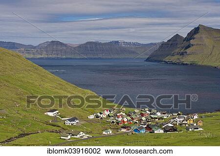 "Townscape of Funningur, Funningsfjorour fjord, Eysturoy, Faroe Islands, Denmark, Europe" View Large Photo Image Stock Image - "Townscape of Funningur, Funningsfjorour fjord, Eysturoy, Faroe Islands, Denmark, Europe". Fotosearch
