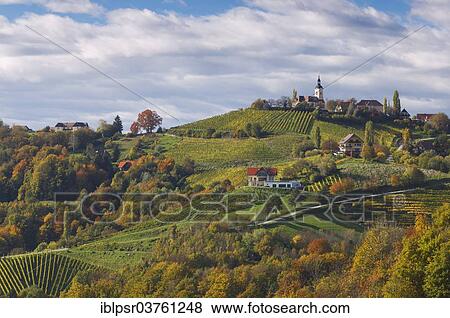 "Townscape of Kitzeck im Sausal, in autumn, Kitzeck im Sausal, Styria, Austria, Europe" View Large Photo Image Stock Photo - "Townscape of Kitzeck im Sausal, in autumn, Kitzeck im Sausal, Styria, Austria, Europe". Fotosearch