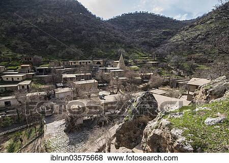 "Townscape of Lalish, Lalish, Iraq, Asia" View Large Photo Image Stock Photo - "Townscape of Lalish, Lalish, Iraq, Asia". Fotosearch