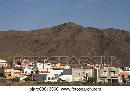 Stock Image - "Townscape of Las Playitas, Fuerteventura, Canary Islands, Spain, Europe". Fotosearch