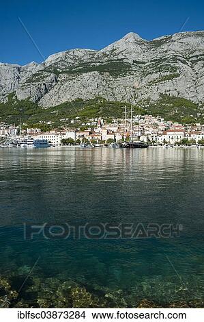 "Townscape of Makarska, Makarska Riviera, Dalmatia, Croatia, Europe" View Large Photo Image Picture - "Townscape of Makarska, Makarska Riviera, Dalmatia, Croatia, Europe". Fotosearch