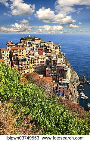 "Townscape of Manarola, Manarola, Cinque Terre National Park, Liguria, Italy, Europe" View Large Photo Image Stock Image - "Townscape of Manarola, Manarola, Cinque Terre National Park, Liguria, Italy, Europe". Fotosearch
