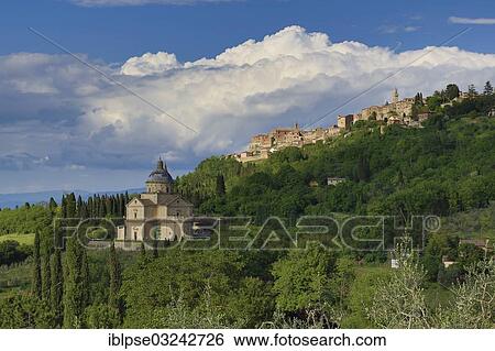 "Townscape of Montepulciano with the Chiesa San Biagio church, Montepulciano, Tuscany, Italy, Europe" View Large Photo Image Stock Photograph - "Townscape of Montepulciano with the Chiesa San Biagio church, Montepulciano, Tuscany, Italy, Europe". Fotosearch