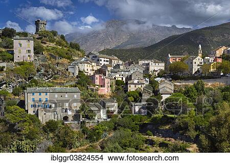 "Townscape of Nonza, Cap Corse, Haute-Corse, Corsica, France, Europe" View Large Photo Image Picture - "Townscape of Nonza, Cap Corse, Haute-Corse, Corsica, France, Europe". Fotosearch