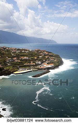 "Townscape of Ponta Delgada, North Coast, Madeira Island, Portugal, Europe" View Large Photo Image Picture - "Townscape of Ponta Delgada, North Coast, Madeira Island, Portugal, Europe". Fotosearch