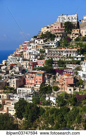 "Townscape of Positano, Amalfi Coast, Campania, Italy, Europe" View Large Photo Image Picture - "Townscape of Positano, Amalfi Coast, Campania, Italy, Europe". Fotosearch