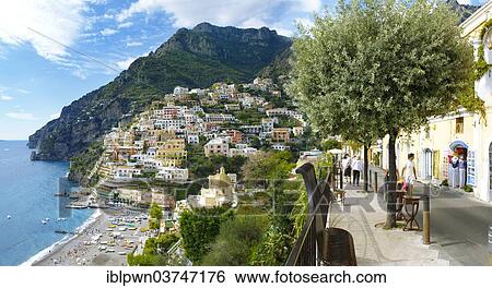 "Townscape of Positano, Amalfi Coast, Campania, Italy, Europe" View Large Photo Image Stock Photograph - "Townscape of Positano, Amalfi Coast, Campania, Italy, Europe". Fotosearch