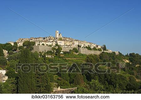 "Townscape of Saint-Paul-de-Vence, Saint-Paul-de-Vence, Departement Alpes-Maritimes, Region Provence-Alpes-Cote d? ÇÖAzur, France, Europe" View Large Photo Image Stock Photograph - "Townscape of Saint-Paul-de-Vence, Saint-Paul-de-Vence, Departement Alpes-Maritimes, Region Provence-Alpes-Cote d? ÇÖAzur, France, Europe". Fotosearch