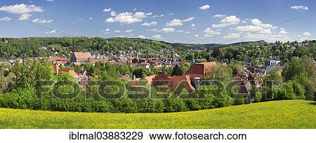 Stock Photo - "Townscape of Schwabisch Gmund, Baden-Wurttemberg, Germany, Europe". Fotosearch