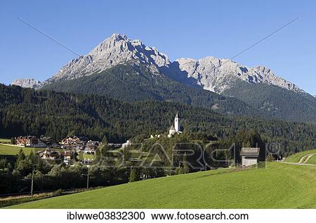 "Townscape of Vierschach with the Parish Church of St. Magdalena, Puster Valley, Sexten Dolomites, South Tyrol, Italy, Europe" View Large Photo Image Stock Image - "Townscape of Vierschach with the Parish Church of St. Magdalena, Puster Valley, Sexten Dolomites, South Tyrol, Italy, Europe". Fotosearch