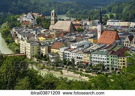 "Townscape of Wasserburg am Inn, Upper Bavaria, Bavaria, Germany, Europe" View Large Photo Image Stock Photo - "Townscape of Wasserburg am Inn, Upper Bavaria, Bavaria, Germany, Europe". Fotosearch