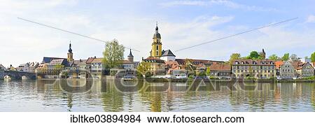 "Townscape, panoramic view, River Main, Kitzingen, Lower Franconia, Bavaria, Germany, Europe" View Large Photo Image Picture - "Townscape, panoramic view, River Main, Kitzingen, Lower Franconia, Bavaria, Germany, Europe". Fotosearch