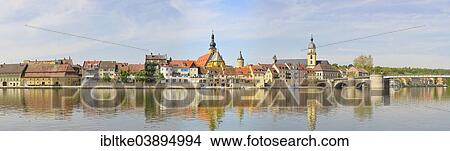 "Townscape, panoramic view, River Main, Kitzingen, Lower Franconia, Bavaria, Germany, Europe" View Large Photo Image Picture - "Townscape, panoramic view, River Main, Kitzingen, Lower Franconia, Bavaria, Germany, Europe". Fotosearch