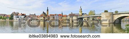 "Townscape, panoramic view, River Main, Kitzingen, Lower Franconia, Bavaria, Germany, Europe" View Large Photo Image Stock Image - "Townscape, panoramic view, River Main, Kitzingen, Lower Franconia, Bavaria, Germany, Europe". Fotosearch