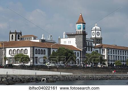 "Townscape, Ponta Delgada, Sao Miguel, Azores, Portugal, Europe" View Large Photo Image Stock Image - "Townscape, Ponta Delgada, Sao Miguel, Azores, Portugal, Europe". Fotosearch