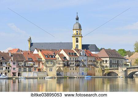 "Townscape, River Main, Kitzingen, Lower Franconia, Bavaria, Germany, Europe" View Large Photo Image Stock Image - "Townscape, River Main, Kitzingen, Lower Franconia, Bavaria, Germany, Europe". Fotosearch