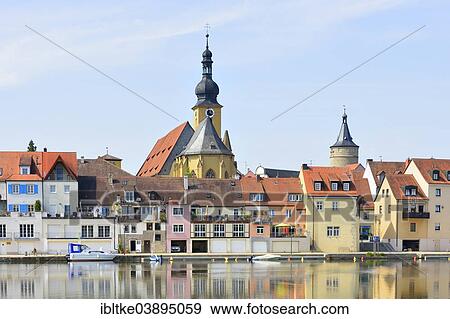 "Townscape, River Main, Kitzingen, Lower Franconia, Bavaria, Germany, Europe" View Large Photo Image Stock Photo - "Townscape, River Main, Kitzingen, Lower Franconia, Bavaria, Germany, Europe". Fotosearch